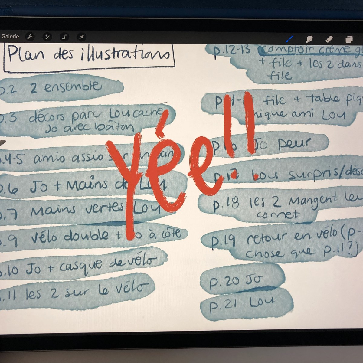 Les illustrations sont&nbsp;terminées!