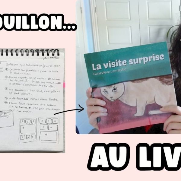Du brouillon au livre : comment j’ai créé La visite&nbsp;surprise