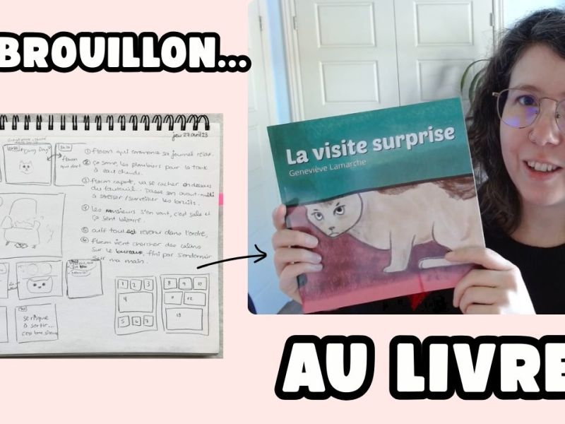 Du brouillon au livre : comment j’ai créé La visite&nbsp;surprise