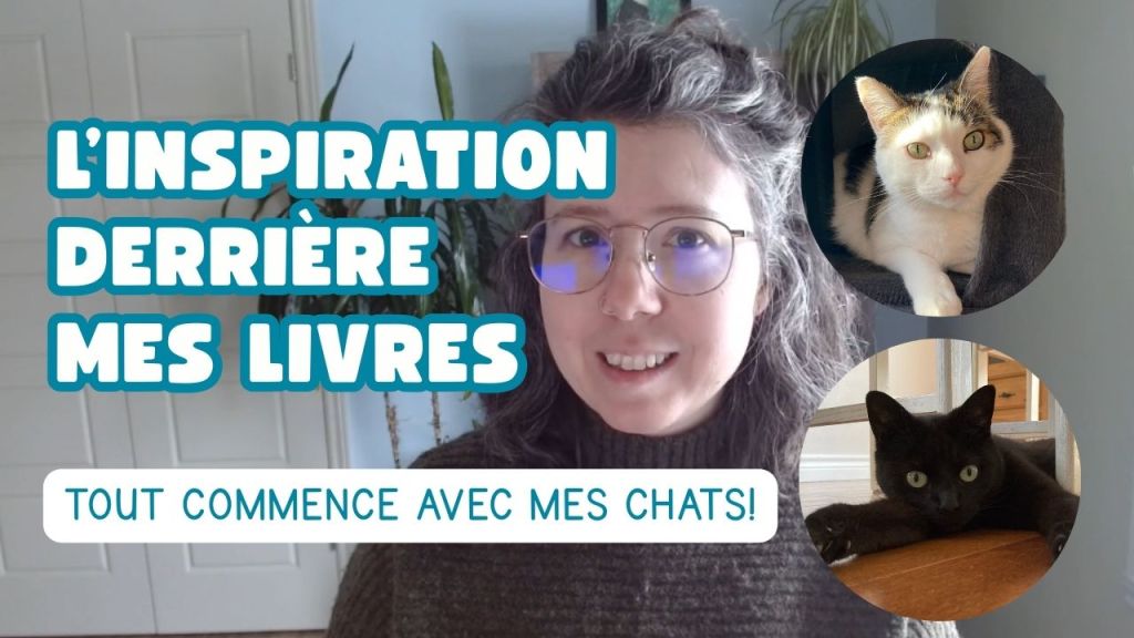L’inspiration derrière mes livres: tout commence avec mes chats!