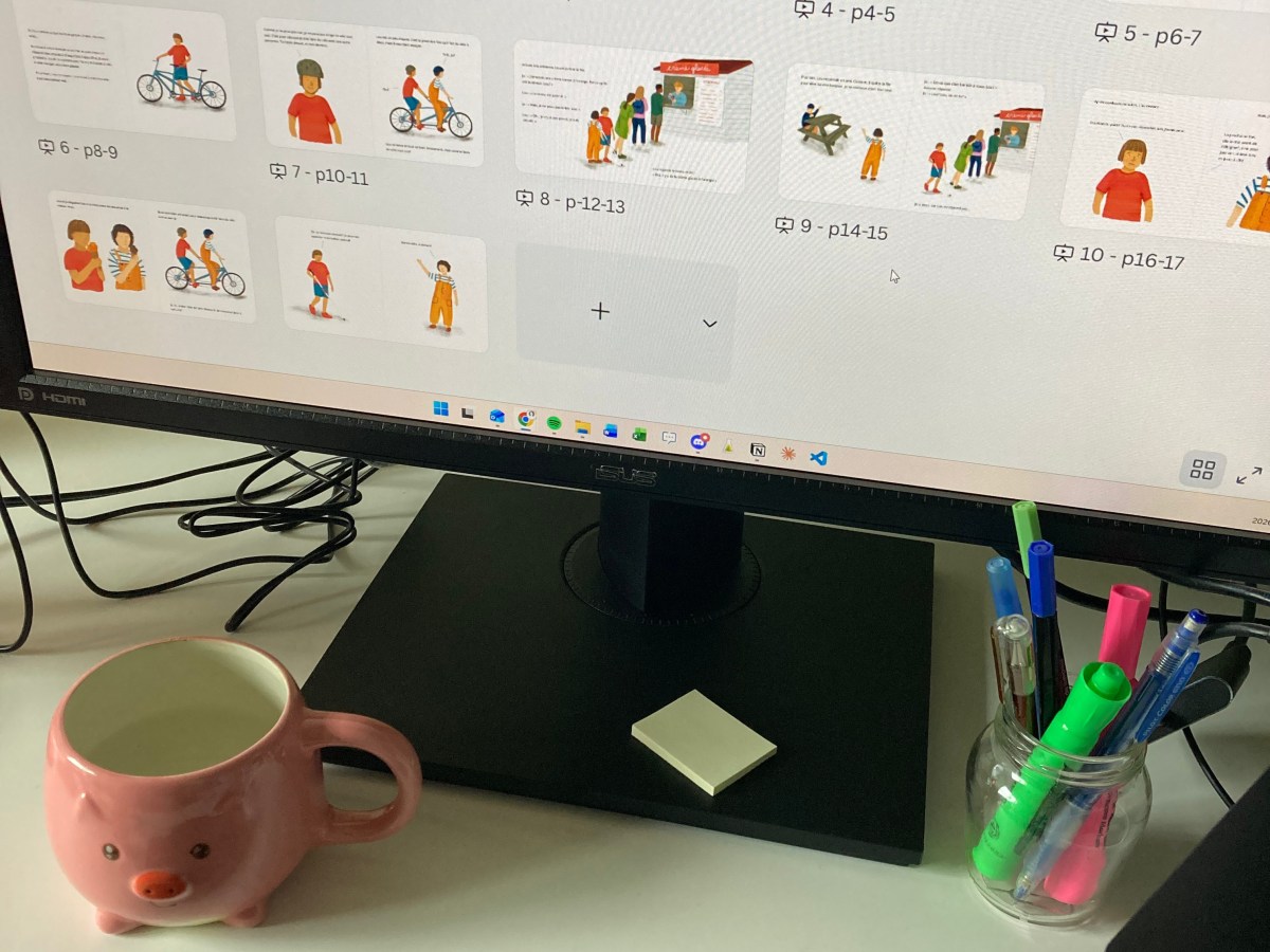 La mise en page est&nbsp;commencée!