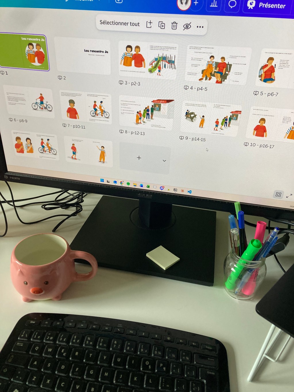 La mise en page est&nbsp;commencée!